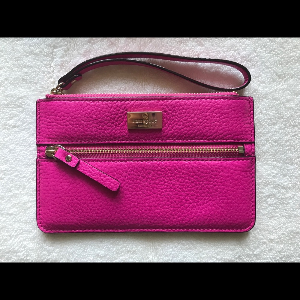 Kate Spade Hot Pink Wristlet